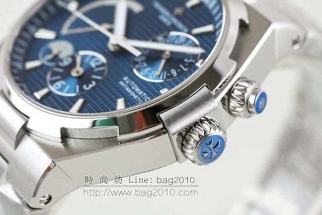 vacheron Constantin手錶 TWA江詩丹頓 縱橫四海多功能腕表 江詩丹頓高端男表  hds1082